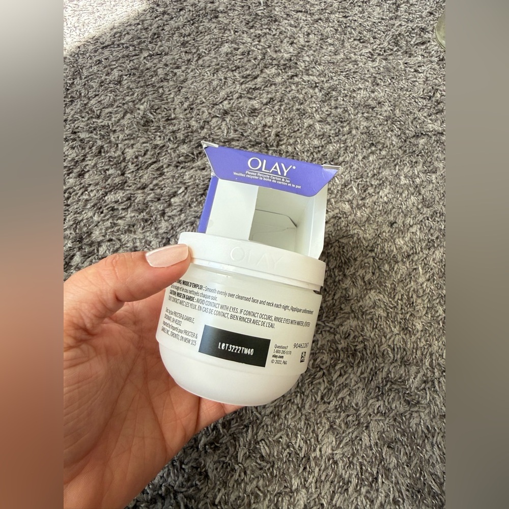 OLAY Deep Moisture Overnight Slugging Face Mask 3.4 FL Oz - Picture 9 of 9